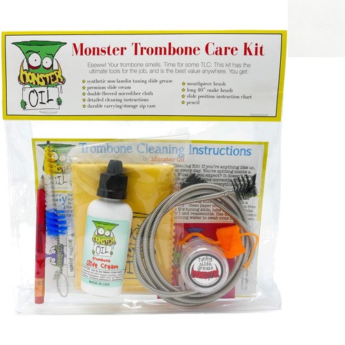 Trombone cleaning care kit - care,