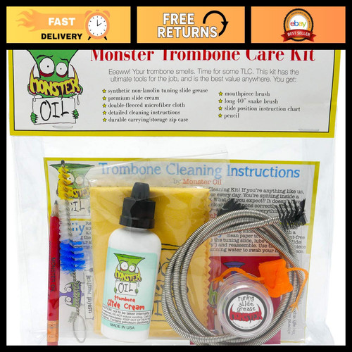 Trombone care cleaning kit - trombone,