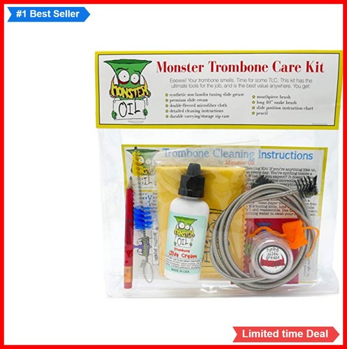Trombone care cleaning - trombone,